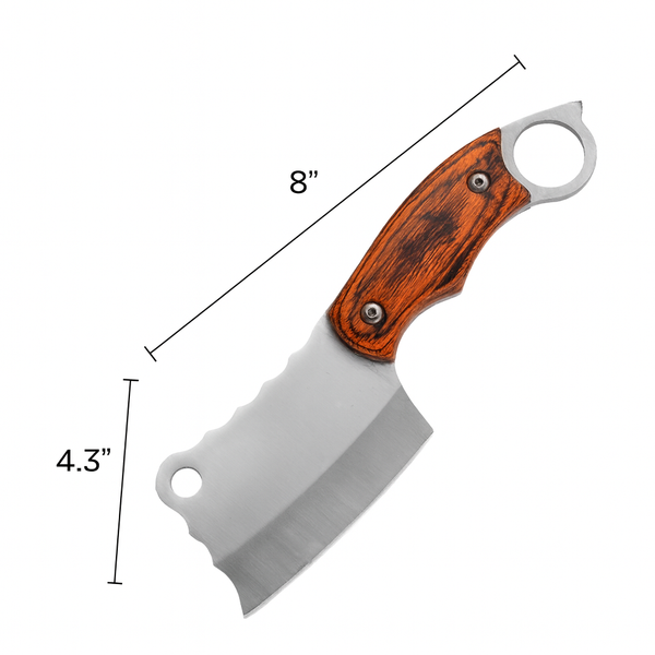 PODX Compact Fixed-Blade Cleaver