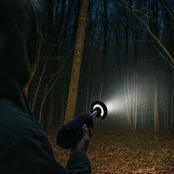 Port-A-Bull flashlight to tripod light, ultra bright