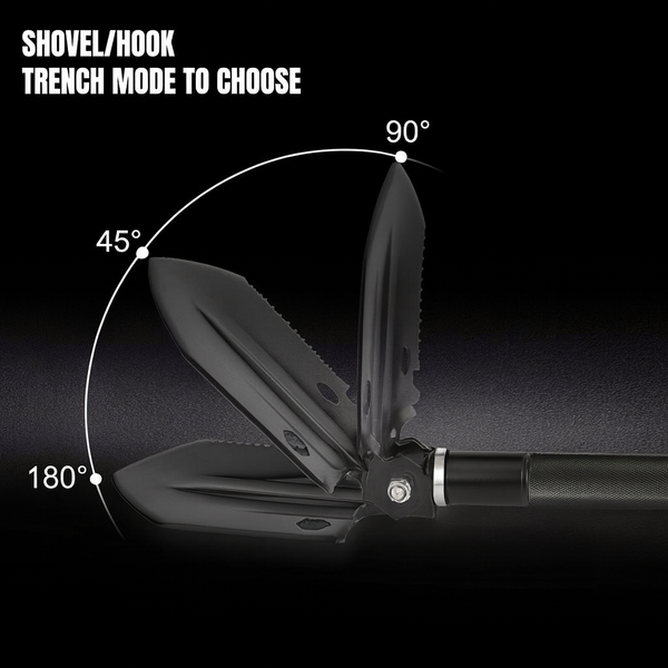 Survival Folding Shovel – Multi-Purpose Camping Shovel & Emergency Multi-Tool