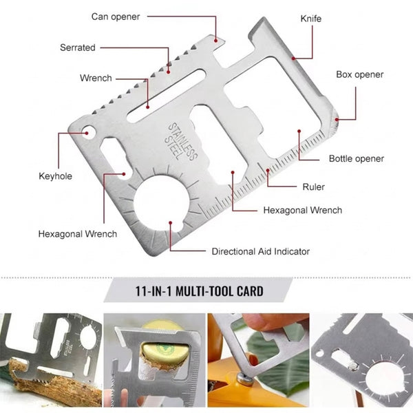 Tactical Survival Kit | Outdoor Emergency First Aid Gear | Zipper Closure | Camping, Hiking, Bug-Out, SOS Preparedness