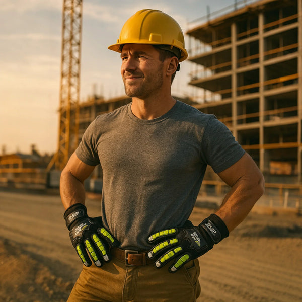 POD Protech (XL) Work Gloves | Construction, Oil Mining, Drilling, Assembly, Farming, Landscaping, Masonry
