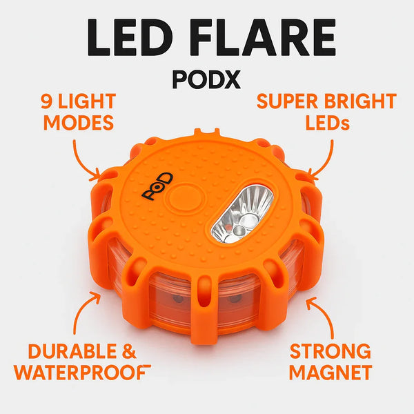 POD Safety Flares - RED
