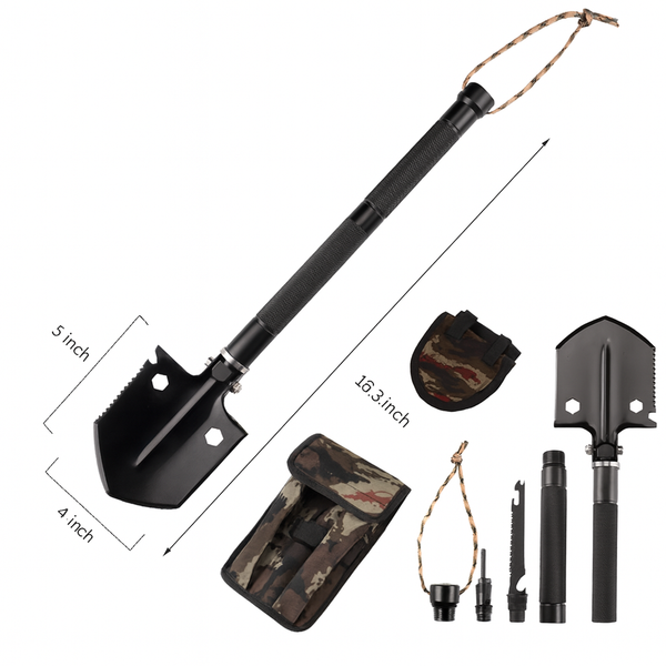 Survival Folding Shovel – Multi-Purpose Camping Shovel & Emergency Multi-Tool