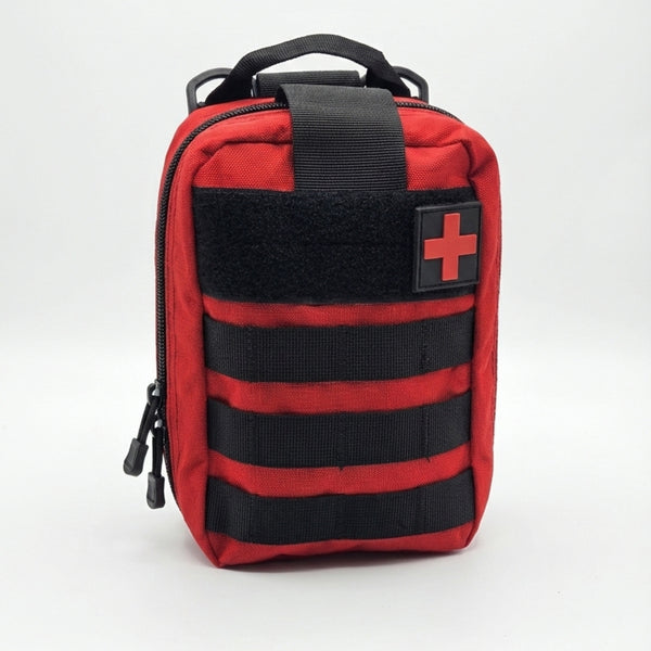 Tactical Survival Kit | Outdoor Emergency First Aid Gear | Zipper Closure | Camping, Hiking, Bug-Out, SOS Preparedness