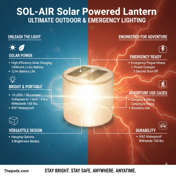 Solar powered Air lantern
