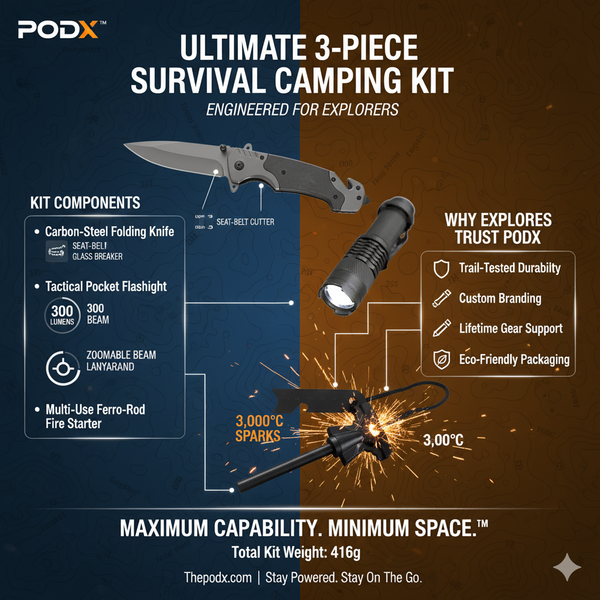 PODX’s Survival Camping Kit