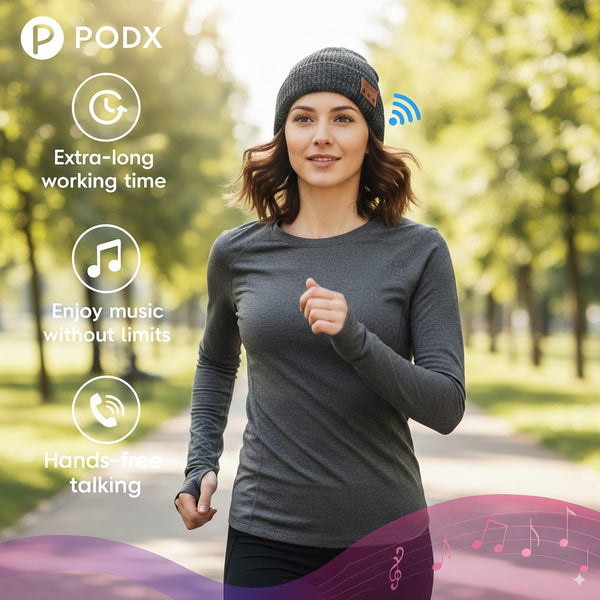 High-Tech LED Beanie with Bluetooth