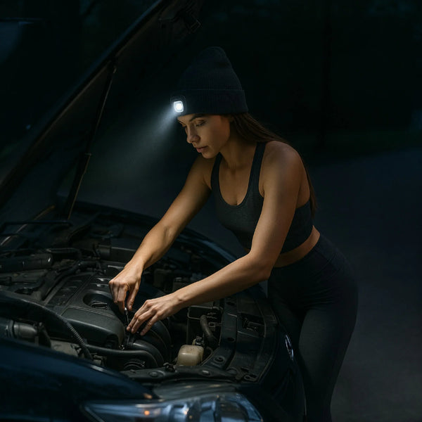 High-Tech LED Beanie with Bluetooth